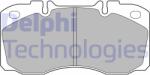 DELPHI set placute frana, frana disc DELPHI LP2138