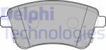 DELPHI set placute frana, frana disc DELPHI LP2203 (LP2203)
