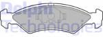 DELPHI set placute frana, frana disc DELPHI LP351 (LP351)