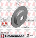 ZIMMERMANN Disc frana ZIMMERMANN COAT Z 280.3185. 20 (280.3185.20)