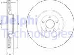 DELPHI Disc frana DELPHI BG9233C (BG9233C)