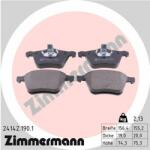 ZIMMERMANN set placute frana, frana disc ZIMMERMANN 24142.190. 1 (24142.190.1)