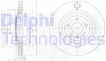 DELPHI Disc frana DELPHI BG4087 - automobilus