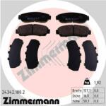 ZIMMERMANN set placute frana, frana disc ZIMMERMANN 24342.180. 2 (24342.180.2)