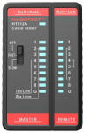 Habotest Aparat de Masura Digital, Habotest HT812A, Tester Cablu Retea, RJ45, RJ14, RJ12, RJ9 (HT812A)
