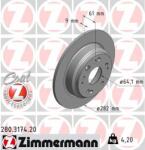 ZIMMERMANN Disc frana ZIMMERMANN COAT Z 280.3174. 20 (280.3174.20)