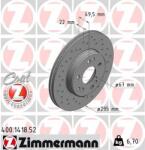 ZIMMERMANN Disc frana ZIMMERMANN 400.1418. 52