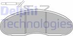 DELPHI set placute frana, frana disc DELPHI LP1096 (LP1096)