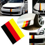  Német zászló autó matrica (340)