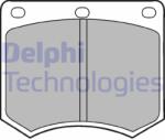 DELPHI set placute frana, frana disc DELPHI LP154 (LP154)