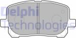DELPHI set placute frana, frana disc DELPHI LP1711 (LP1711)
