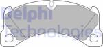 DELPHI set placute frana, frana disc DELPHI LP3217 (LP3217)