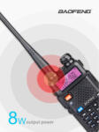 Baofeng Statie radio portabila Baofeng UV-5R 8W, 136 - 174 MHz / 400-520 Mhz Statii radio