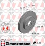 ZIMMERMANN Disc frana ZIMMERMANN 200.2524. 20