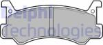 DELPHI set placute frana, frana disc DELPHI LP521 (LP521)