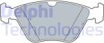 DELPHI set placute frana, frana disc DELPHI LP3517 (LP3517)