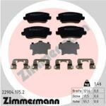 ZIMMERMANN set placute frana, frana disc ZIMMERMANN 22904.175. 2 (22904.175.2)