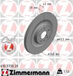 ZIMMERMANN Disc frana ZIMMERMANN COAT Z 610.3730. 20 (610.3730.20)