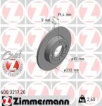 ZIMMERMANN Disc frana ZIMMERMANN COAT Z 600.3217. 20 (600.3217.20)