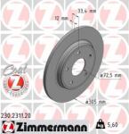 ZIMMERMANN Disc frana ZIMMERMANN COAT Z 230.2311. 20 (230.2311.20)