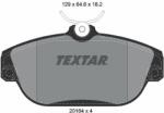 TEXTAR set placute frana, frana disc TEXTAR Q+ 2016402 (2016402)