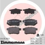 ZIMMERMANN set placute frana, frana disc ZIMMERMANN 24435.150. 1 (24435.150.1)