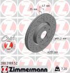 ZIMMERMANN Disc frana ZIMMERMANN SPORT Z 280.3189. 52 (280.3189.52)