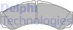 DELPHI set placute frana, frana disc DELPHI LP3190 (LP3190)