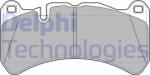 DELPHI set placute frana, frana disc DELPHI LP2053 (LP2053)