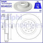 DELPHI Disc frana DELPHI BG4822C (BG4822C) - automobilus