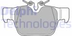 DELPHI set placute frana, frana disc DELPHI LP3598 (LP3598)