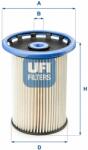 UFI filtru combustibil UFI 26.025. 00 (26.025.00)