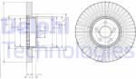 DELPHI Disc frana DELPHI BG9105 (BG9105)