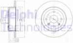 DELPHI Disc frana DELPHI BG4244 (BG4244)