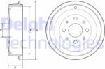 DELPHI Tambur frana DELPHI BF502 (BF502)