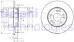 DELPHI Disc frana DELPHI BG2314