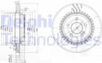 DELPHI Disc frana DELPHI BG3726 (BG3726) - automobilus