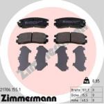 ZIMMERMANN set placute frana, frana disc ZIMMERMANN 21706.155. 1 (21706.155.1)