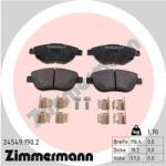 ZIMMERMANN set placute frana, frana disc ZIMMERMANN 24549.190. 2 (24549.190.2)