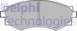 DELPHI set placute frana, frana disc DELPHI LP1228 (LP1228)