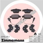ZIMMERMANN set placute frana, frana disc ZIMMERMANN 23714.175. 1 (23714.175.1)