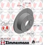 ZIMMERMANN Disc frana ZIMMERMANN COAT Z 285.3517. 20 (285.3517.20)