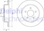 DELPHI Disc frana DELPHI BG3739 (BG3739) - automobilus