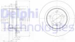 DELPHI Disc frana DELPHI BG3960 (BG3960) - automobilus