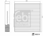 Febi Bilstein Filtru, aer habitaclu FEBI BILSTEIN 180014 (180014)