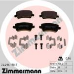 ZIMMERMANN set placute frana, frana disc ZIMMERMANN 24496.170. 2 (24496.170.2)