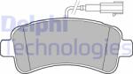 DELPHI set placute frana, frana disc DELPHI LP3185 (LP3185)