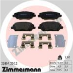 ZIMMERMANN set placute frana, frana disc ZIMMERMANN 22804.200. 2 (22804.200.2)