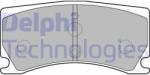 DELPHI set placute frana, frana disc DELPHI LP2217 (LP2217)