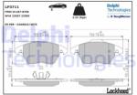 DELPHI set placute frana, frana disc DELPHI LP3711 (LP3711)